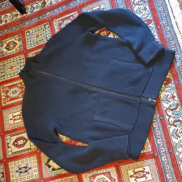 GAP Mockneck Sweater Jacket 100%I Cotton - Picture 3 of 16